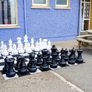 Giant Garden Chess Set - Large Outdoor Chess Pieces and mat Image 8