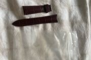brown genuine leather watch strap