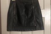 skirt leather look