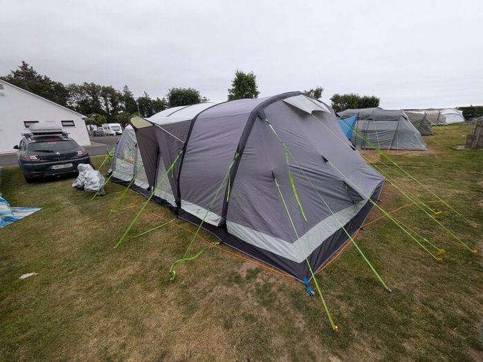 Kampa Croyde 6 Air Pro complete set up