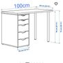 IKEA White Desk Image 6