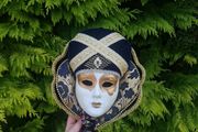 27cm blue venitian mask postage possible