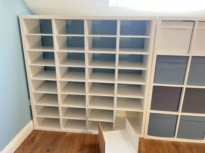 4 x Ikea kallax shelving units