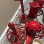 A bundle of Red Cooking Utensils- Pots, Pans . Cast Iron, Ceramic, Enamel etc Image 3