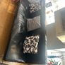 Black Faux Leather Image 3
