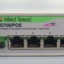 8 Port  POE Ethernet Switch Allied Telesis T-FS708/POE Image 2