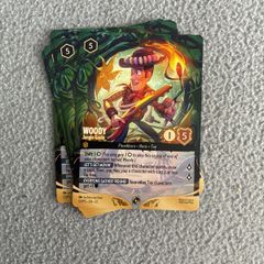Lorcana woody promo card