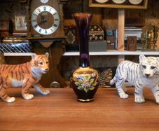vintage glass vase