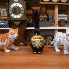 vintage glass vase
