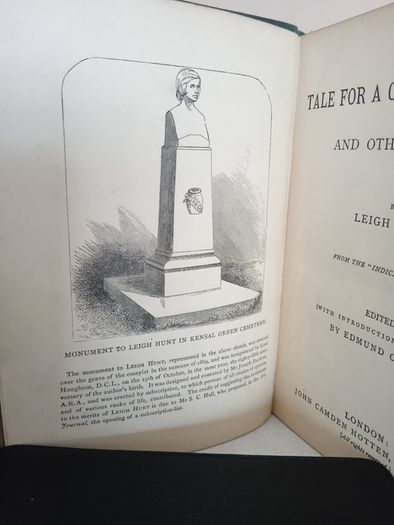 A Tale for a Chimney Corner and Other Essays by Leigh Hunt. Edited by Edmund Ollier (GT909)
