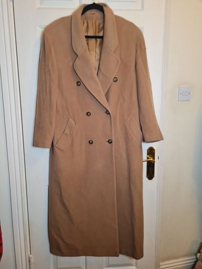 Wool long ladies coat