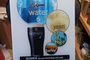 Guinness battery clock