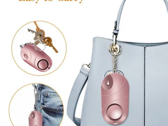 Personal alarm keychain - new