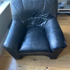 leather armchair