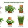 Terracotta Plant Pots Flower 5.7 Inch Self Watering No Soil Planter for Indoor Outdoor Hydroponic Image 2