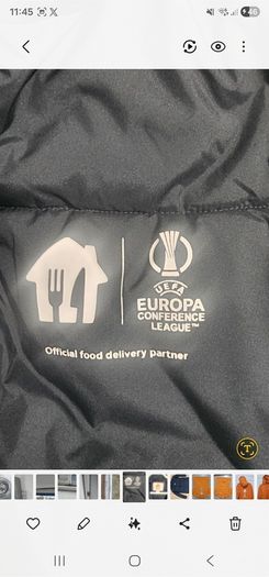 Europa league soccer gear shirt jacket jumper