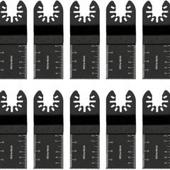 FREE EXPRESS SHIPPING 10PCS Oscillating Saw Blades Wood Metal Cutting Universal Quick Release Multitool Accessories for Bosch Craftsman Dewalt Dremel Fein Ridgid Tch Makita Milwaukee