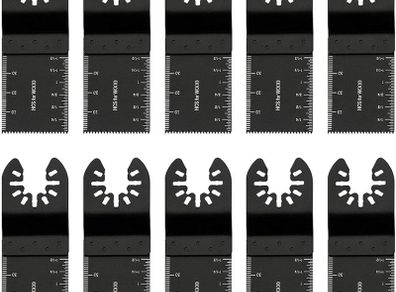 FREE EXPRESS SHIPPING 10PCS Oscillating Saw Blades Wood Metal Cutting Universal Quick Release Multitool Accessories for Bosch Craftsman Dewalt Dremel Fein Ridgid Tch Makita Milwaukee