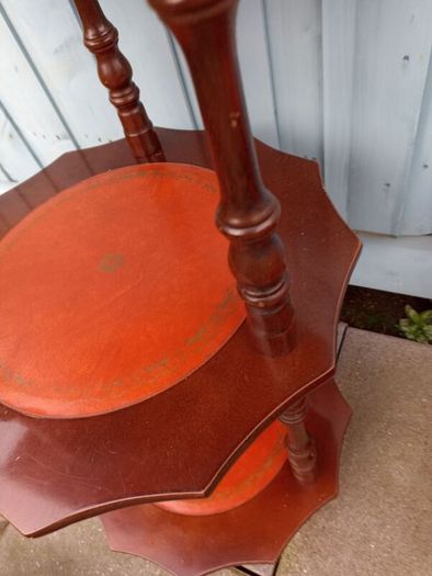 Vintage 3 tier occasional table