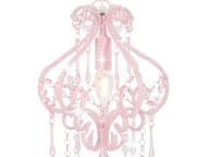 main image for ad Ceiling Lamp with Beads Pink Round E14