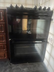 Zanussi 60cm Electric Cooker with Double Oven & Ceramic Hob - Black