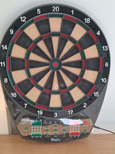 Crivit Electronic Dart Game With Darts & Instruction Manuel - RRP - 29.99
