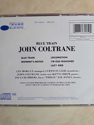 John Coltrane CD - Blue Train