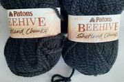 New 25% wool chunky knit  black