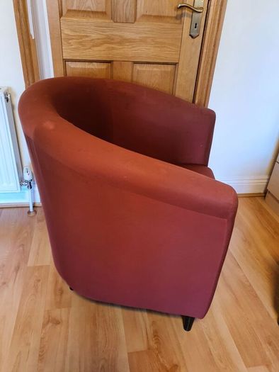 Red armchair