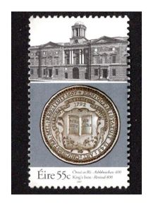 2007 Ireland Society Seal and the Facade of the Kings Inn Commemorative Stamp Mint Never Hinged (MNH)