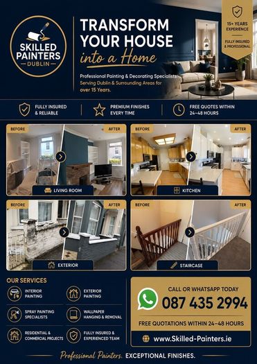 Skilled Painters Decorators Dublin