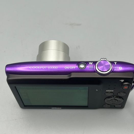 Nikon Coolpix S3300 16MP Digital Camera Purple - Full Kit
