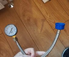 Water Pressure Gauge, Mains Water Pressure Gauge 0 to 11 Bar, 0 to 160 PSI, Mains Water Supply Pressure Test Gauge with Hose Tap Connector