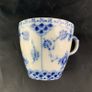 Vintage Royal Copenhagen Blue Fluted Full Lace Demitasse Cup and Saucer Image 8