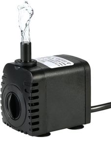 600L/H 8W Submersible Water Pump for Aquarium Tabletop Fountains Pond Water Gardens and Hydroponic Systems with 2 Nozzles (FREE POSTAGE)