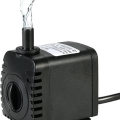 600L/H 8W Submersible Water Pump for Aquarium Tabletop Fountains Pond Water Gardens and Hydroponic Systems with 2 Nozzles (FREE POSTAGE)