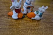 Vintage Ceramic Bunnies x3