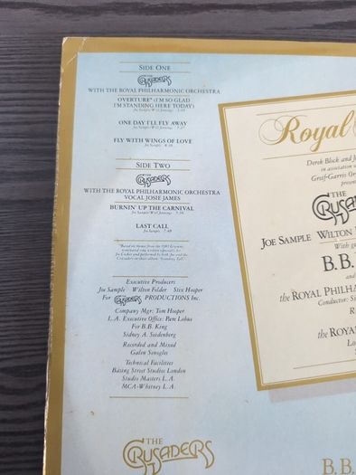 The Crusaders with BB King and the Royal Philharmonic Orchestra - Royal Jam Vinyl