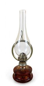 1950s vintage oil lamp