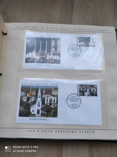 The History of World War II in the postage stamps