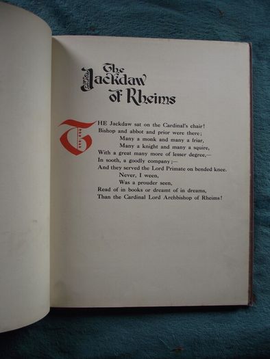 The Jackdaw of Rheims - Thomas Ingoldsby - Gay & Hancock London 1913