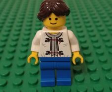 Lego Parisian restaurant minifigure