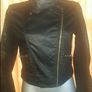 Only Ozzy Black Biker jacket Leatherette Perfect condition size UK10 EUR38 Postage included Image 4