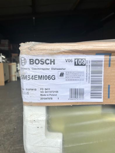 Bosch Series 4 free-standing dishwasher 60cm Brushed steel anti-fingerprint - Brand new