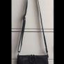 Oriano Black Genuine Leather Crossbody Bag Image 3