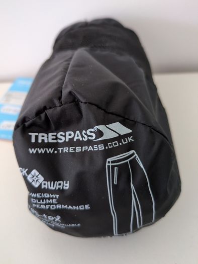 Kids waterproof pack away trousers - Age 11/12