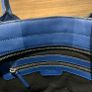 Karl Lagerfeld Blue Vegan Leather Handbag Image 3
