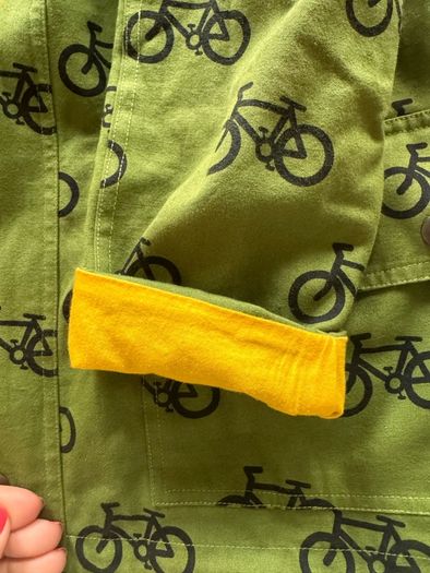 Duns Sweden Organic Green Cotton bicycle coat 158