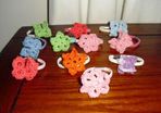 Hair flower or butterfly thick elastics