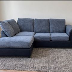 Grey corner sofa
